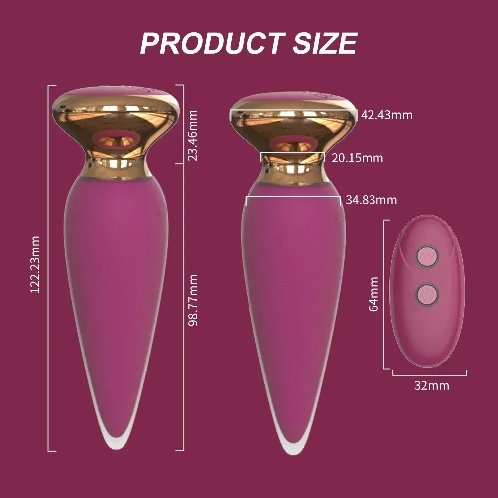 isensualflow de anal plug silikon weinrot