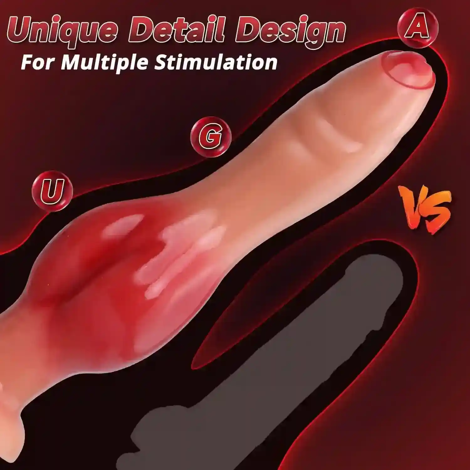 isensualflow de analknoten dildo mit saugnapf