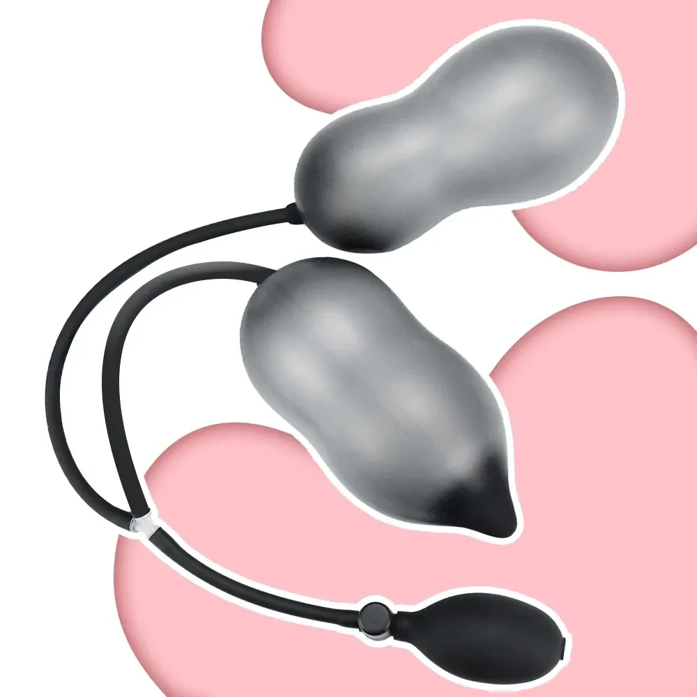 isensualflow de analplug mit doppeltem perlenrohr