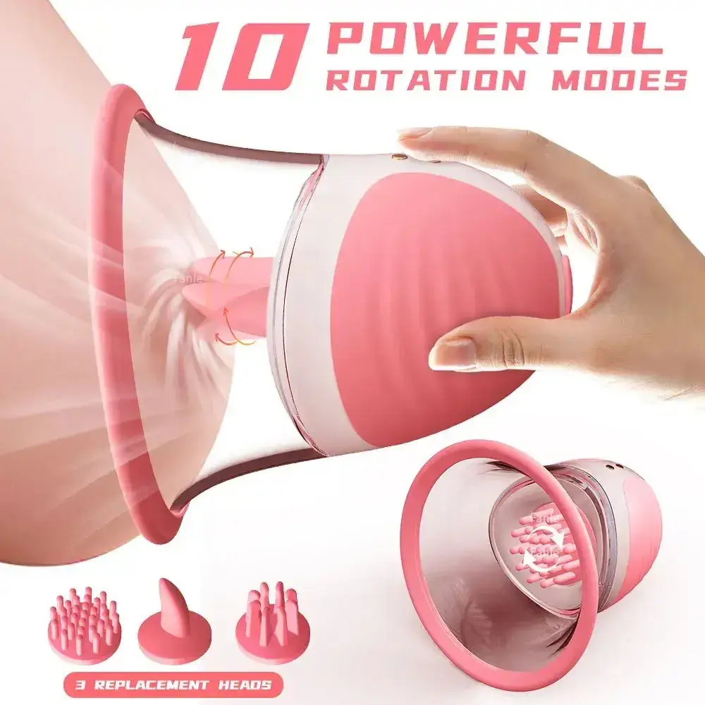 isensualflow de brustwarzen massagegerät mit rotation