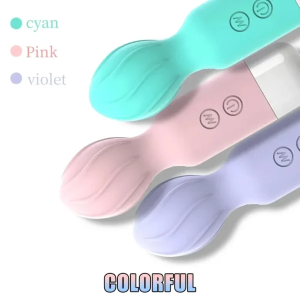 isensualflow de cyanfarbener mini vibrator leise