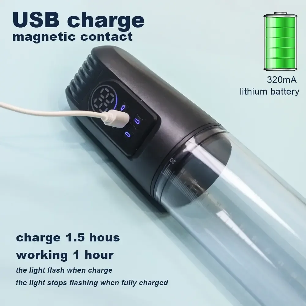 isensualflow de elektrische penispumpe abs kunststoff