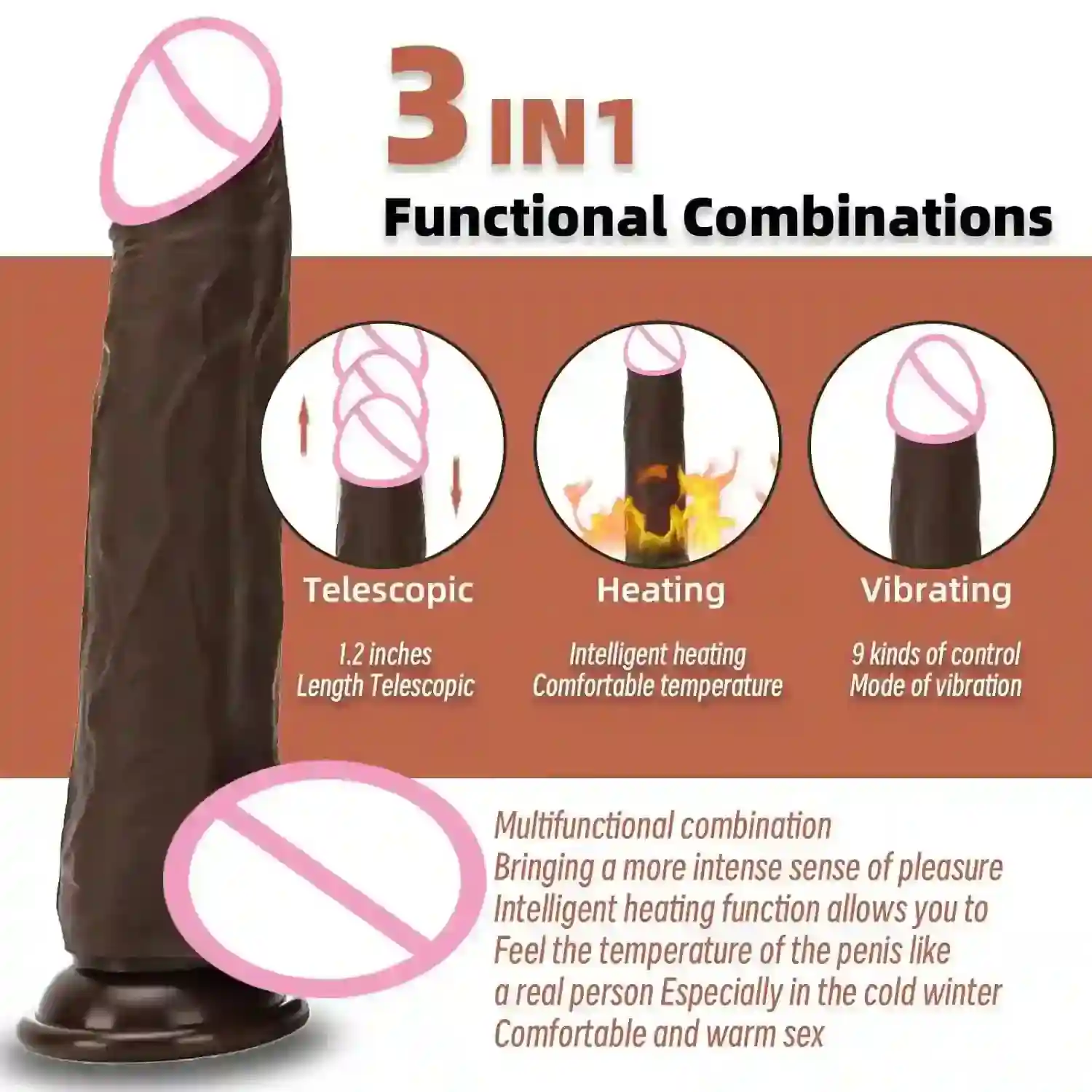 isensualflow de ferngesteuerter dildo mit teleskop funktion