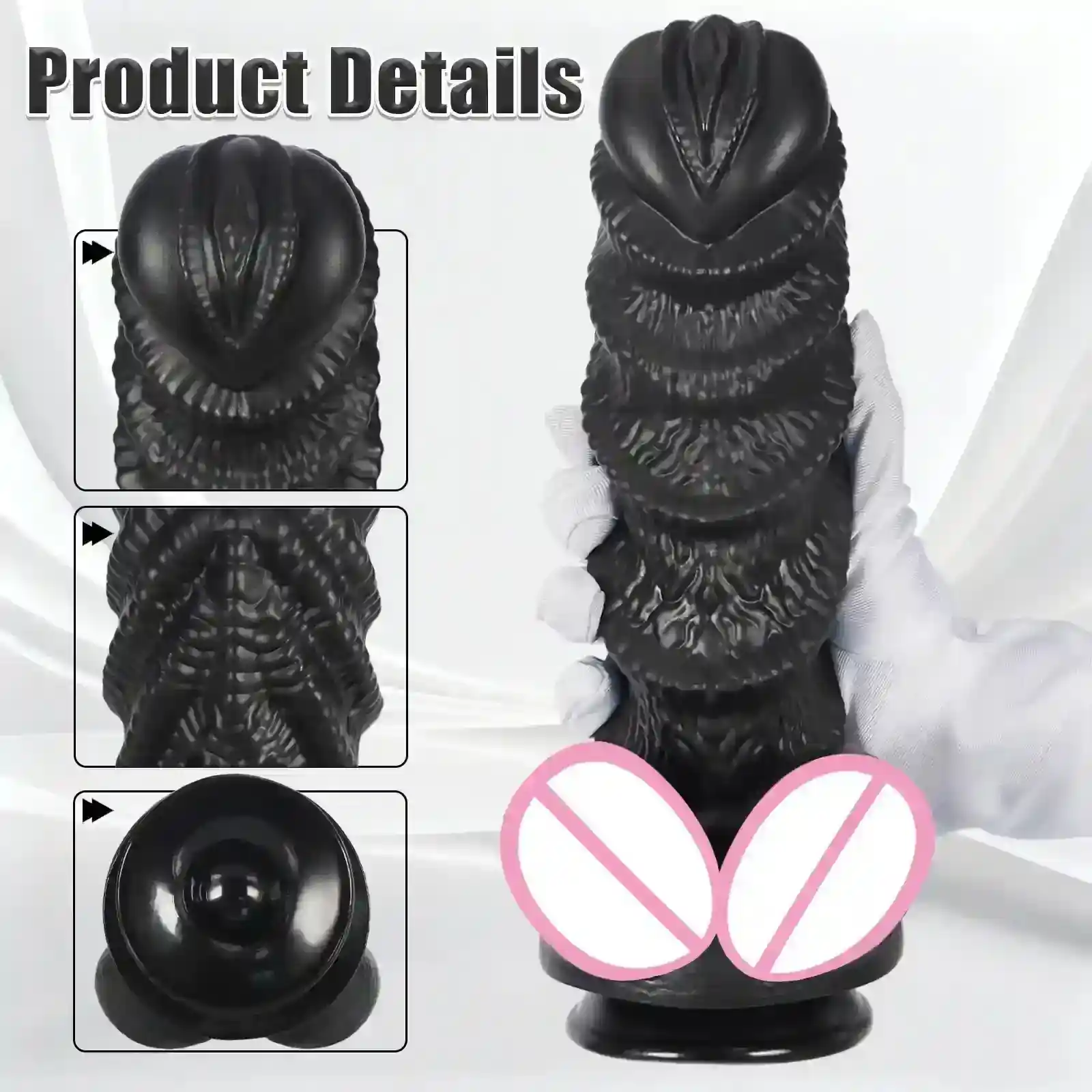 isensualflow de glatter roter dildo mit saugfuß