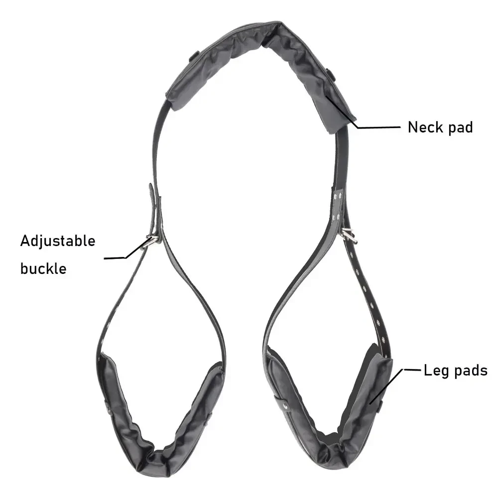 isensualflow de leder bein fesseln verstellbar