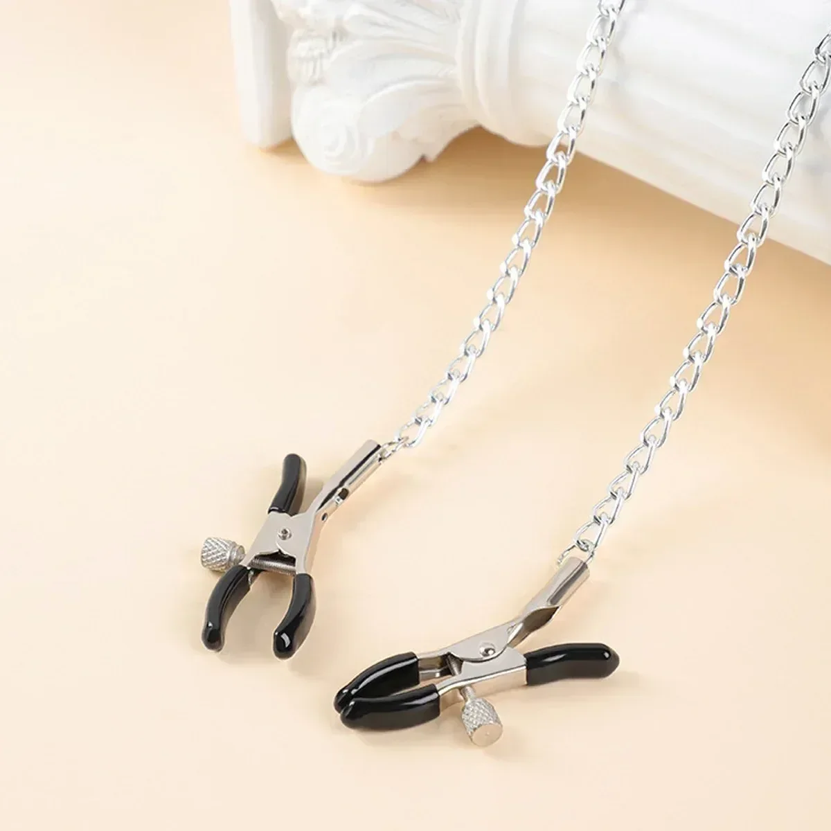 isensualflow de leder brust klammern handfesseln set