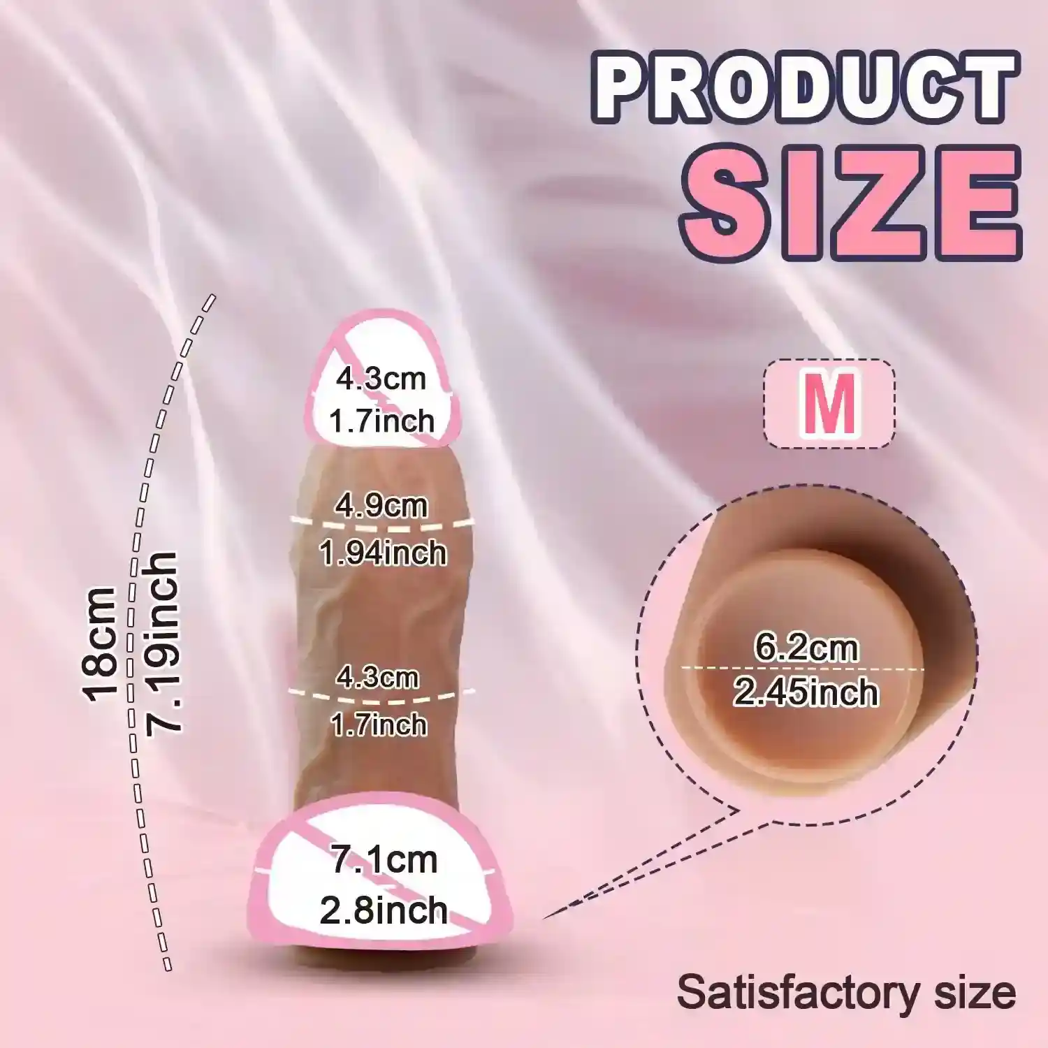 isensualflow de medizinischer silikon dildo hautfarben