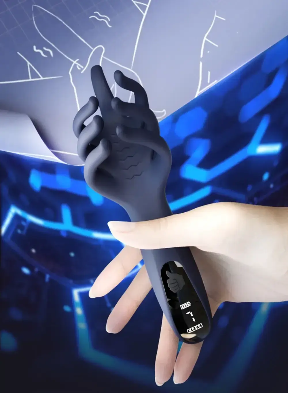 isensualflow de prostata masturbator silikon abs vibrierend