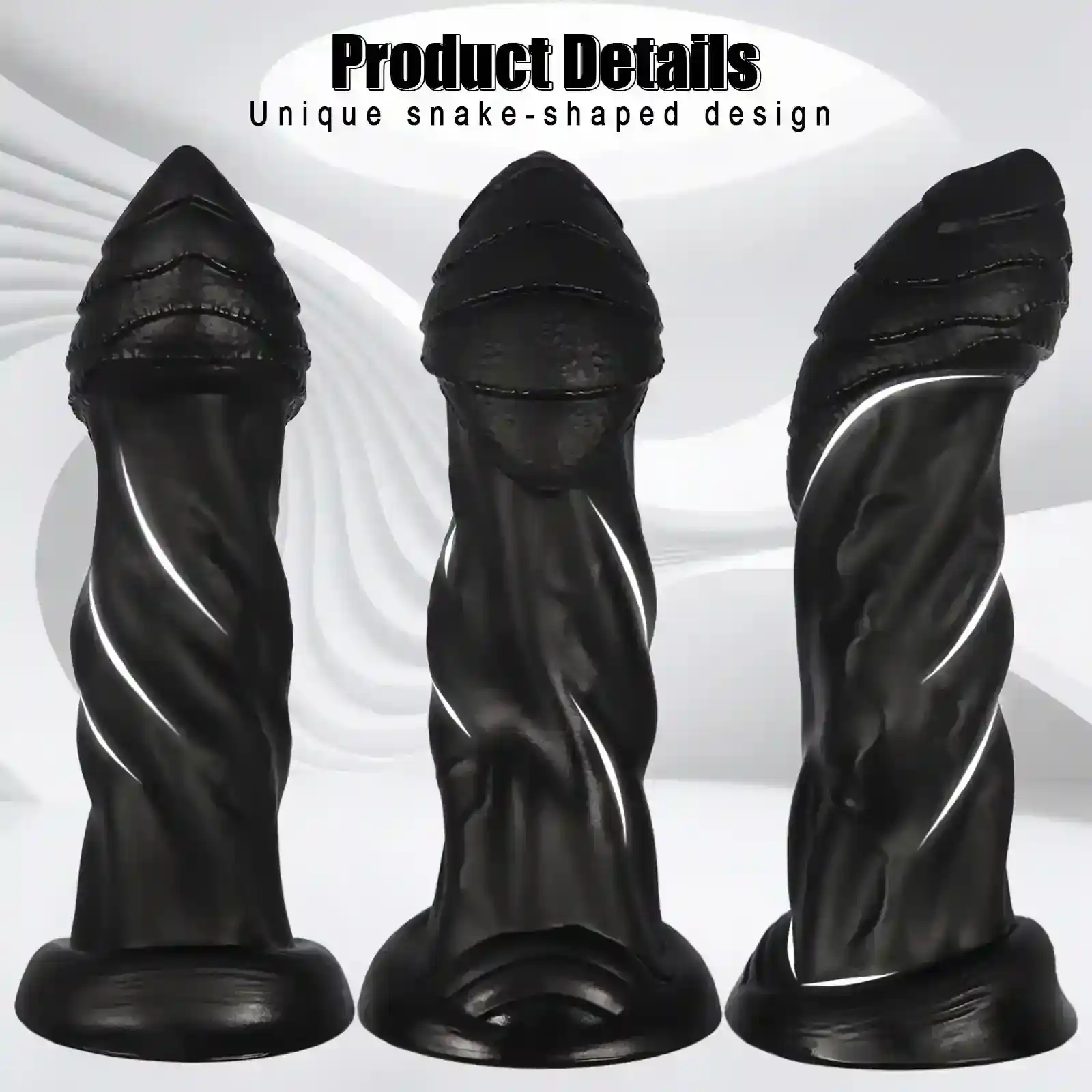 isensualflow de pvc analplug schlangen design