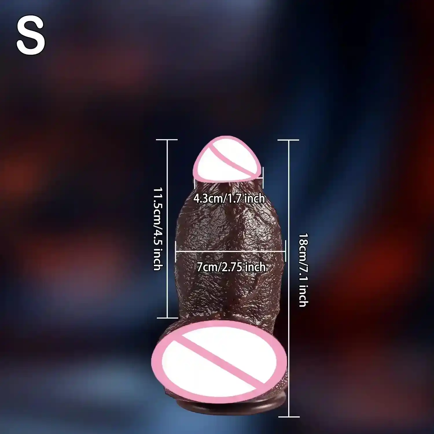 isensualflow de realistischer dildo mit adern groß
