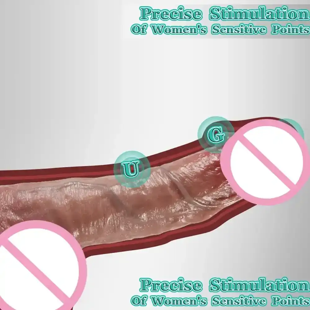 isensualflow de realistischer dildo mit saugnapf silikon 1