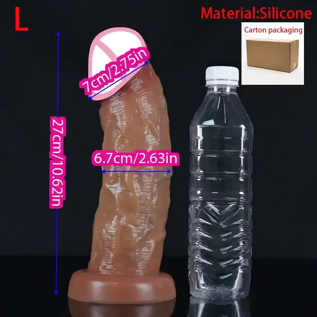 isensualflow de realistischer dildo mit saugnapf silikon 3