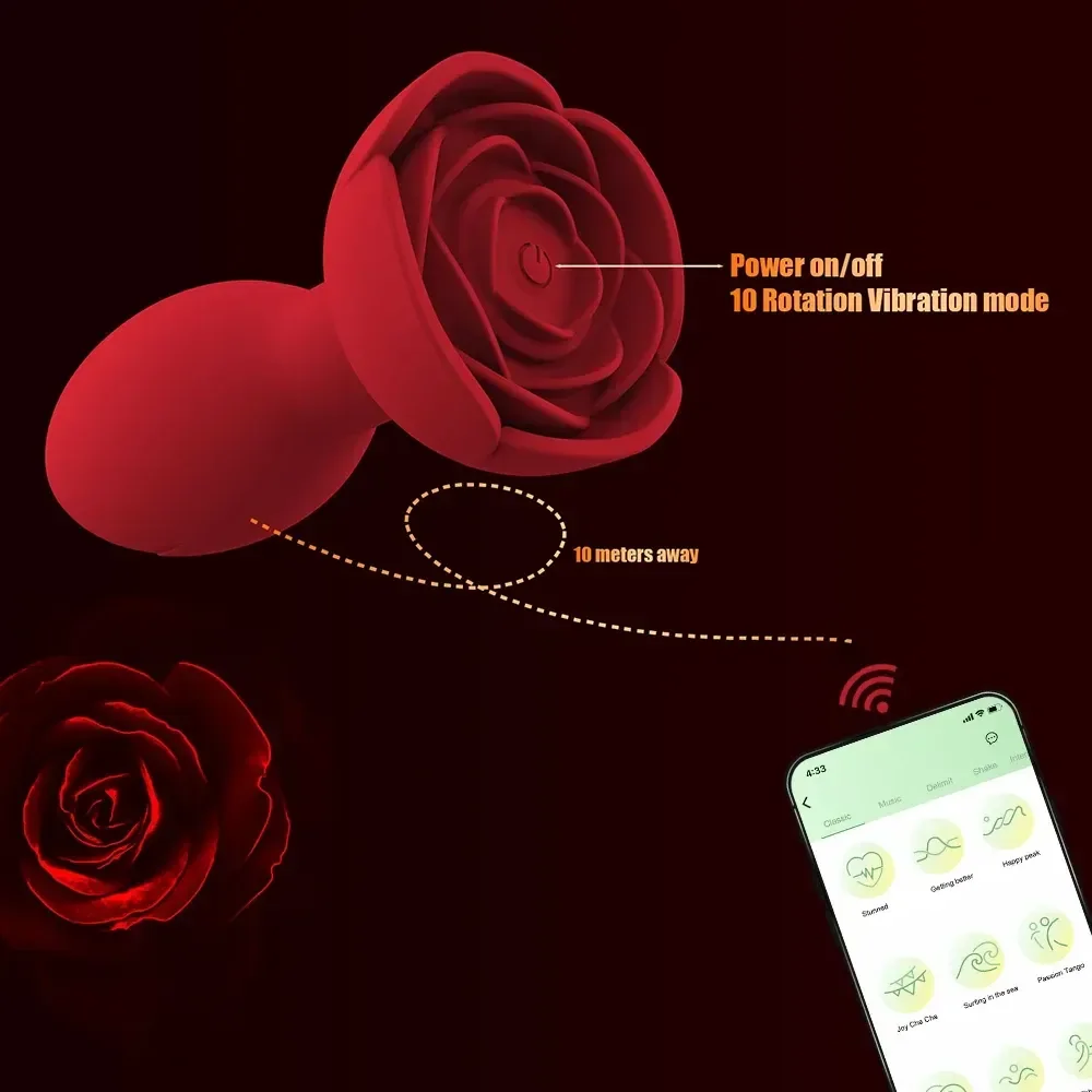 isensualflow de rosa vibrator mit analplug