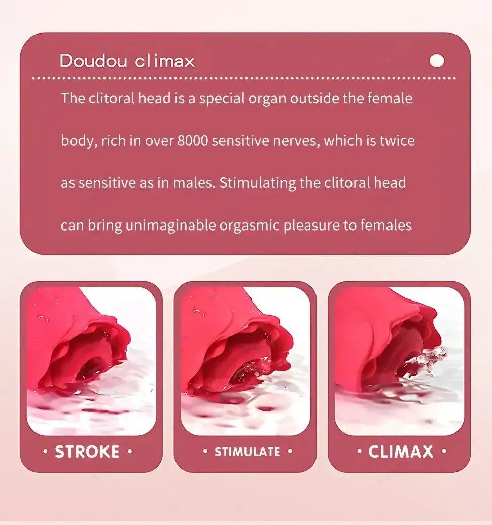 isensualflow de rose klitorissauger silikon rot 2