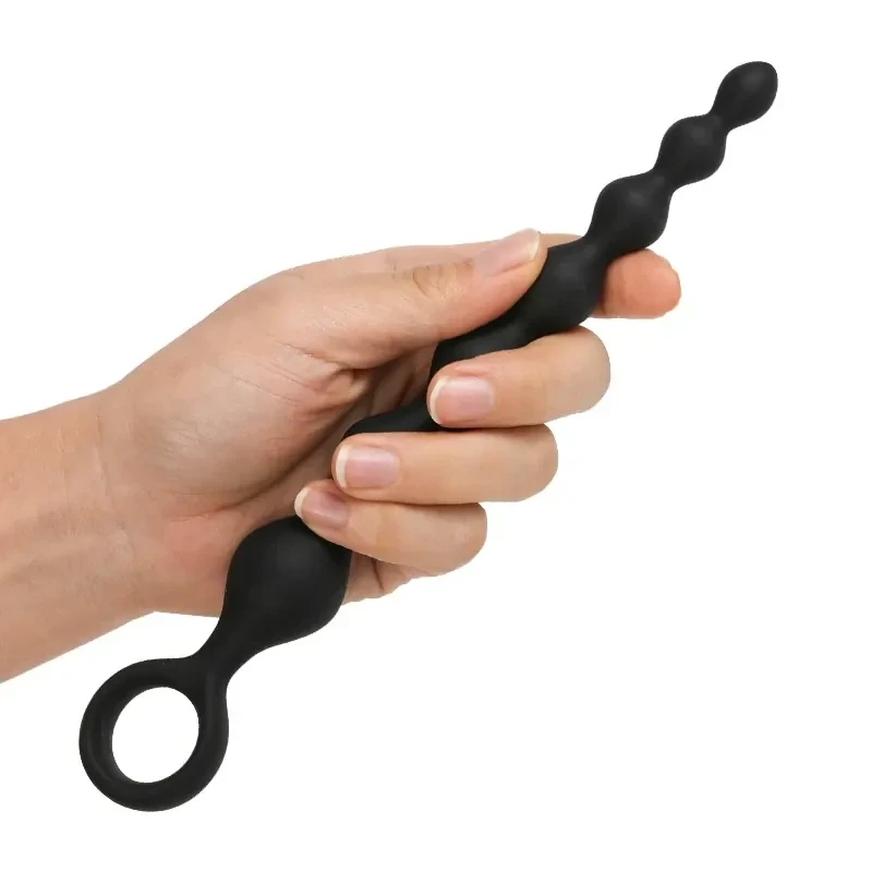 isensualflow de schwarze anal beads silikon