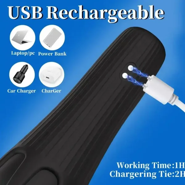 isensualflow de schwarzer masturbator mit 10 vibrationen