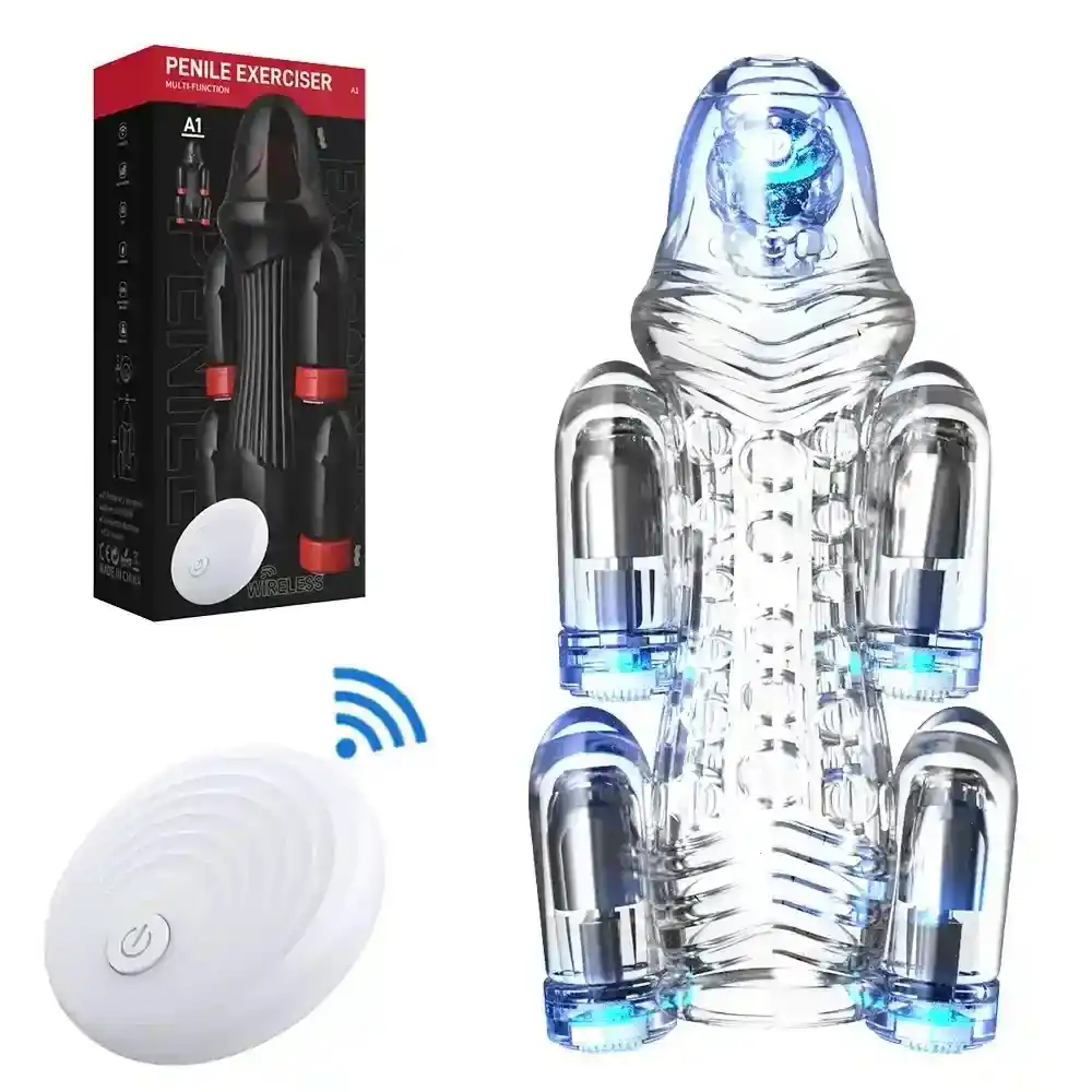 isensualflow de schwarzer penis massager mit vibration