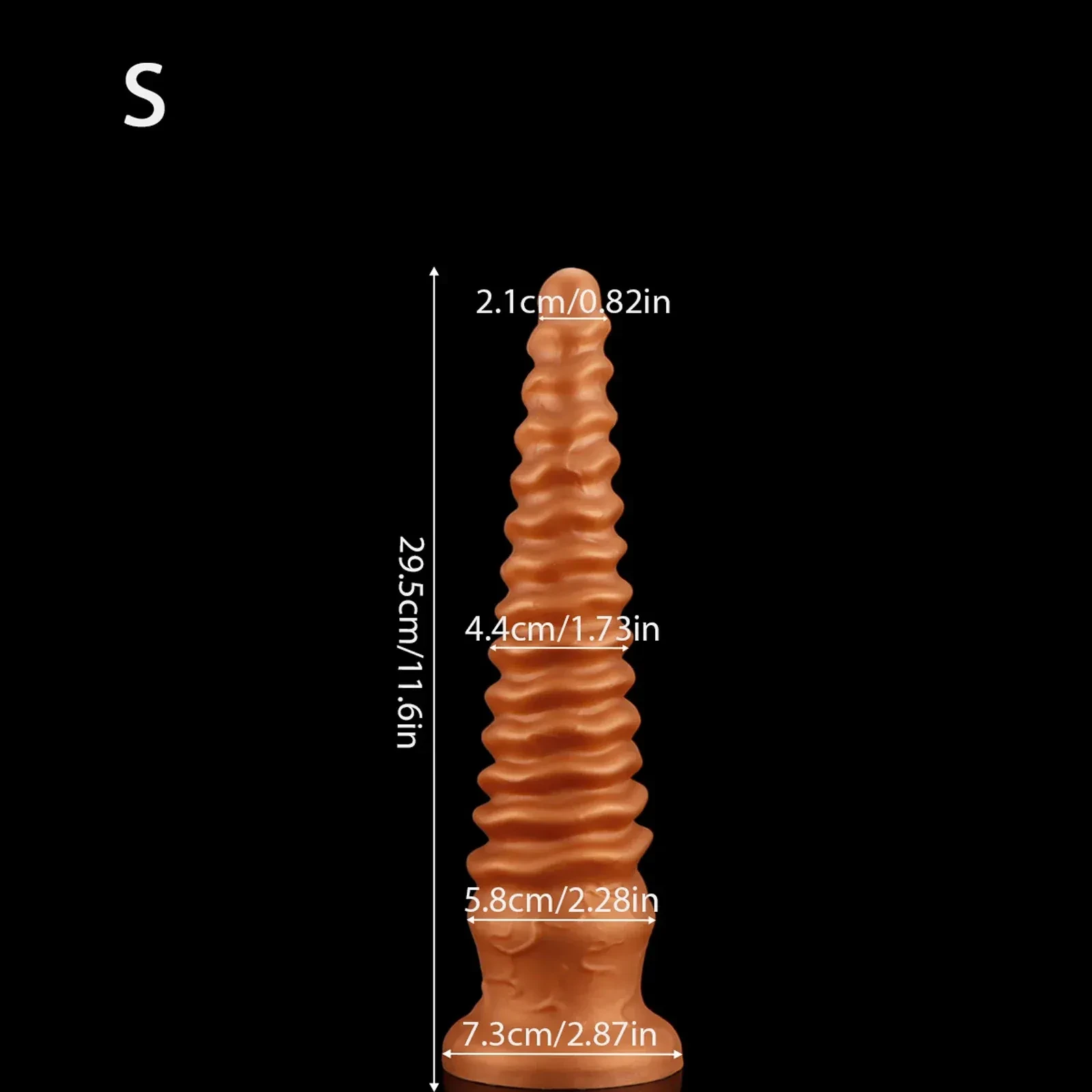 isensualflow de silikon analdildo mit saugnapf gross