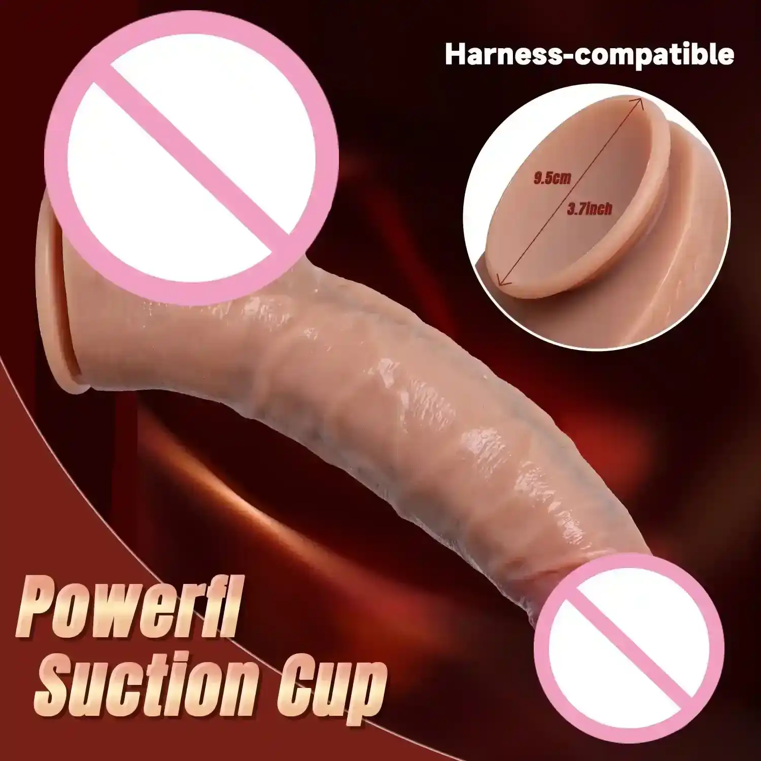 isensualflow de silikon analdildo mit saugnapf lang