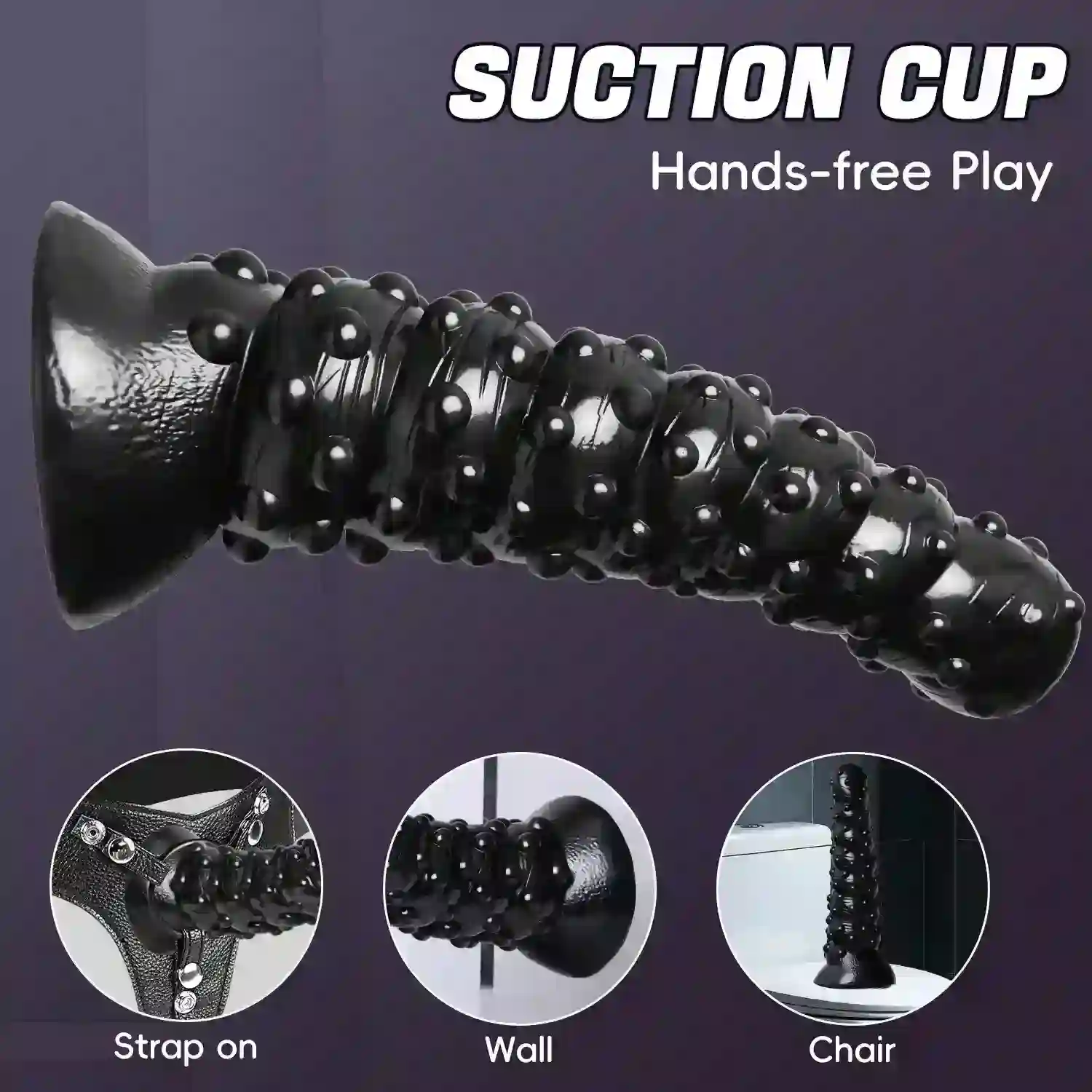 isensualflow de silikon analplug mit noppen gross