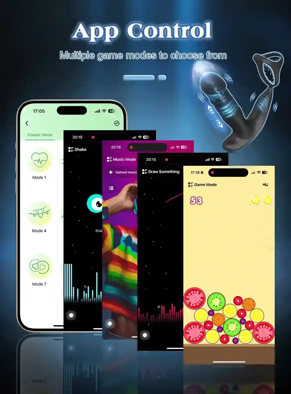 isensualflow de silikon analplug mit penisring