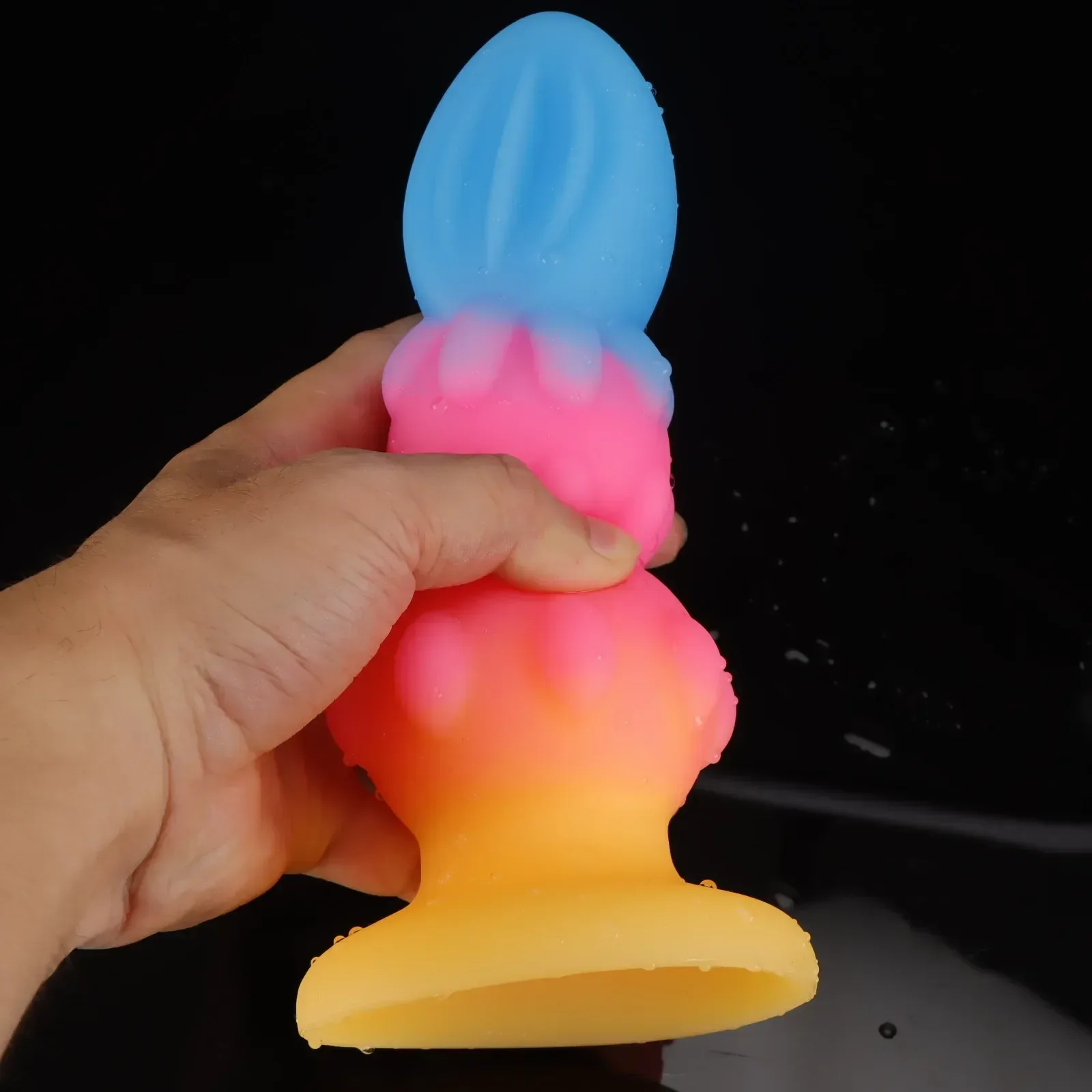 isensualflow de silikon analplug set leuchtend