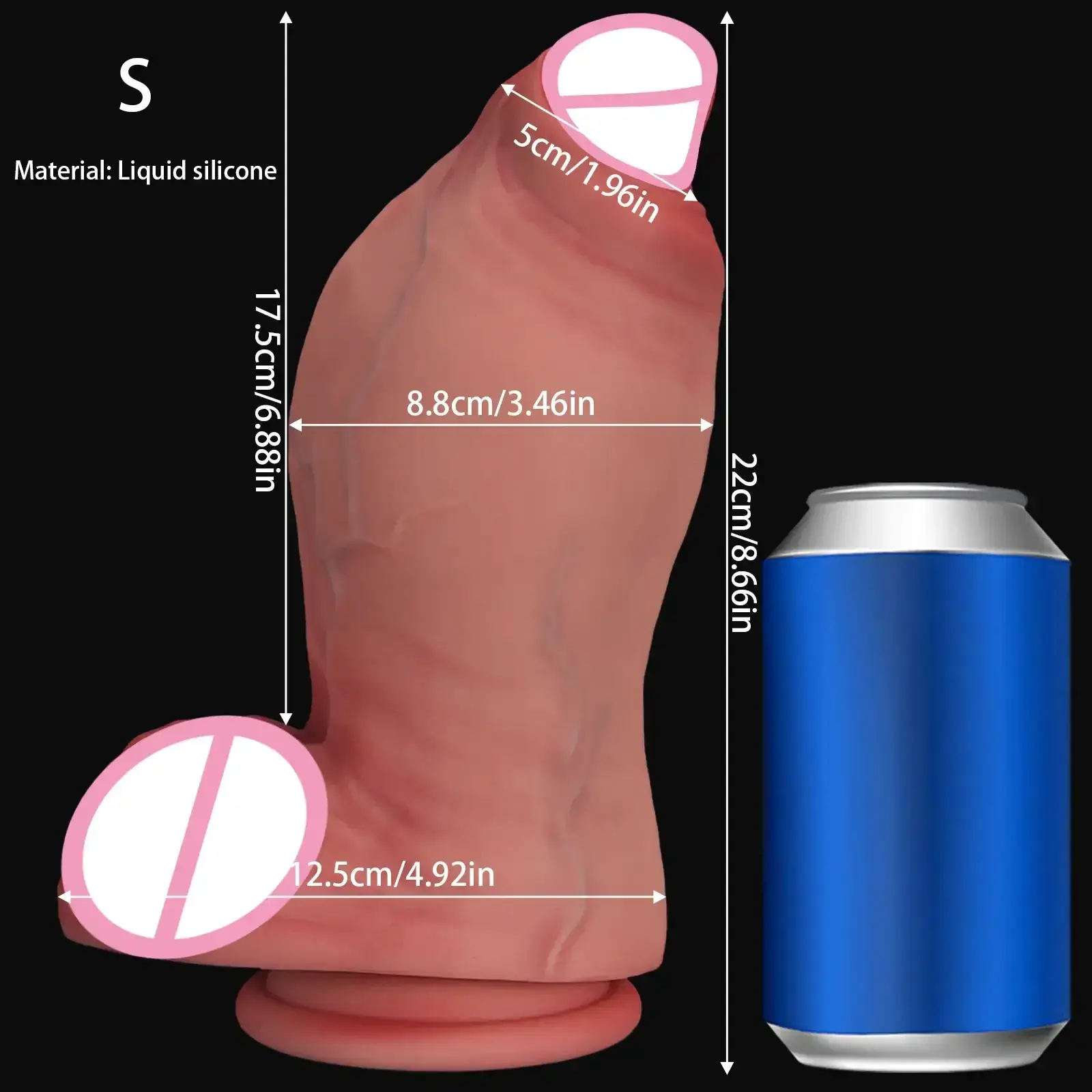 isensualflow de silikon dildo mit knoten gross