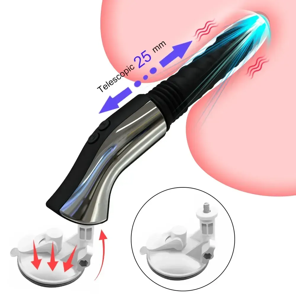 isensualflow de silikon dildo vibrator mit stossfunktion