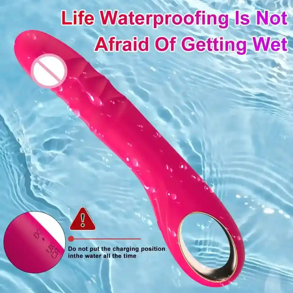 isensualflow de silikon dildo vibrator mit zugfunktion