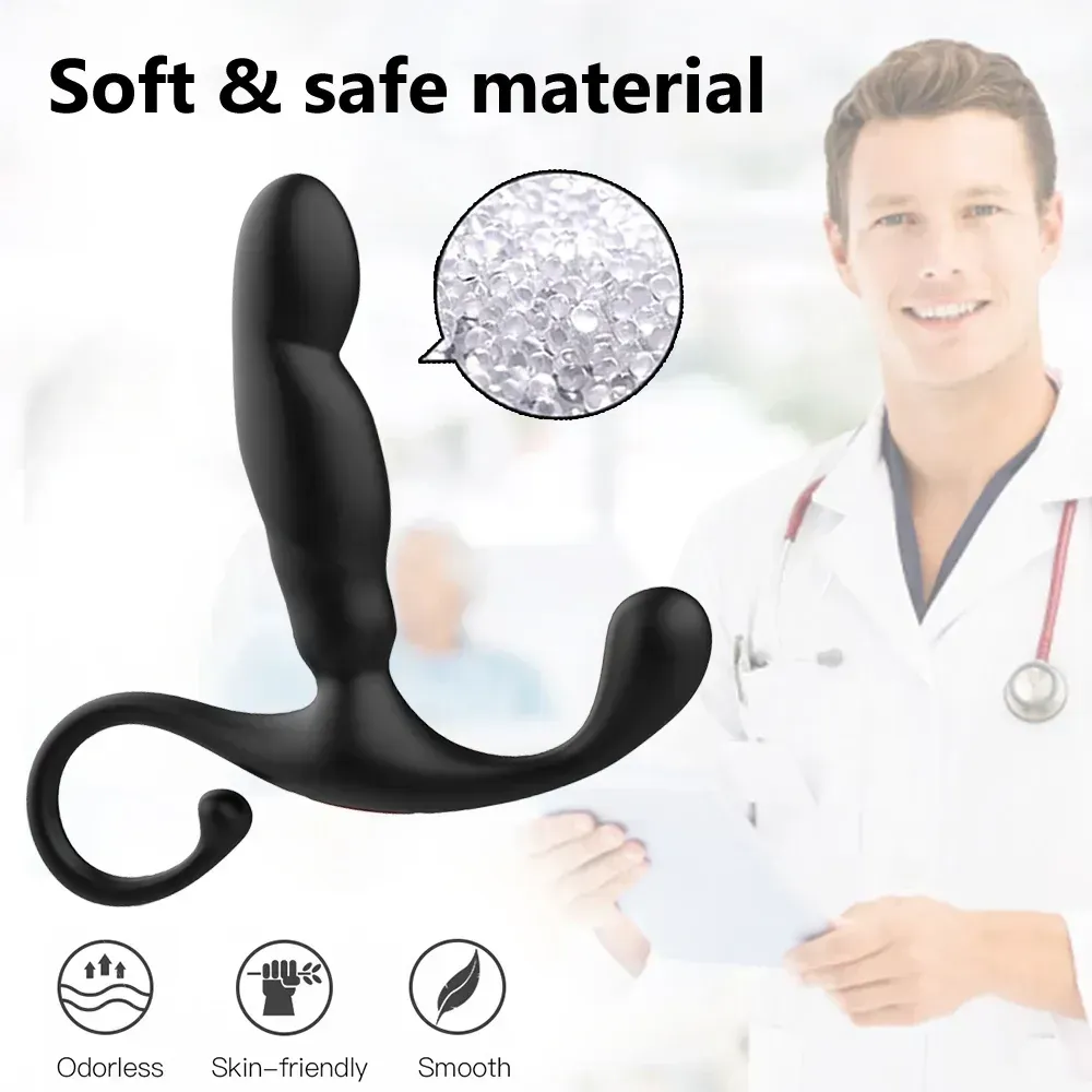 isensualflow de silikon prostata vibrator schwarz