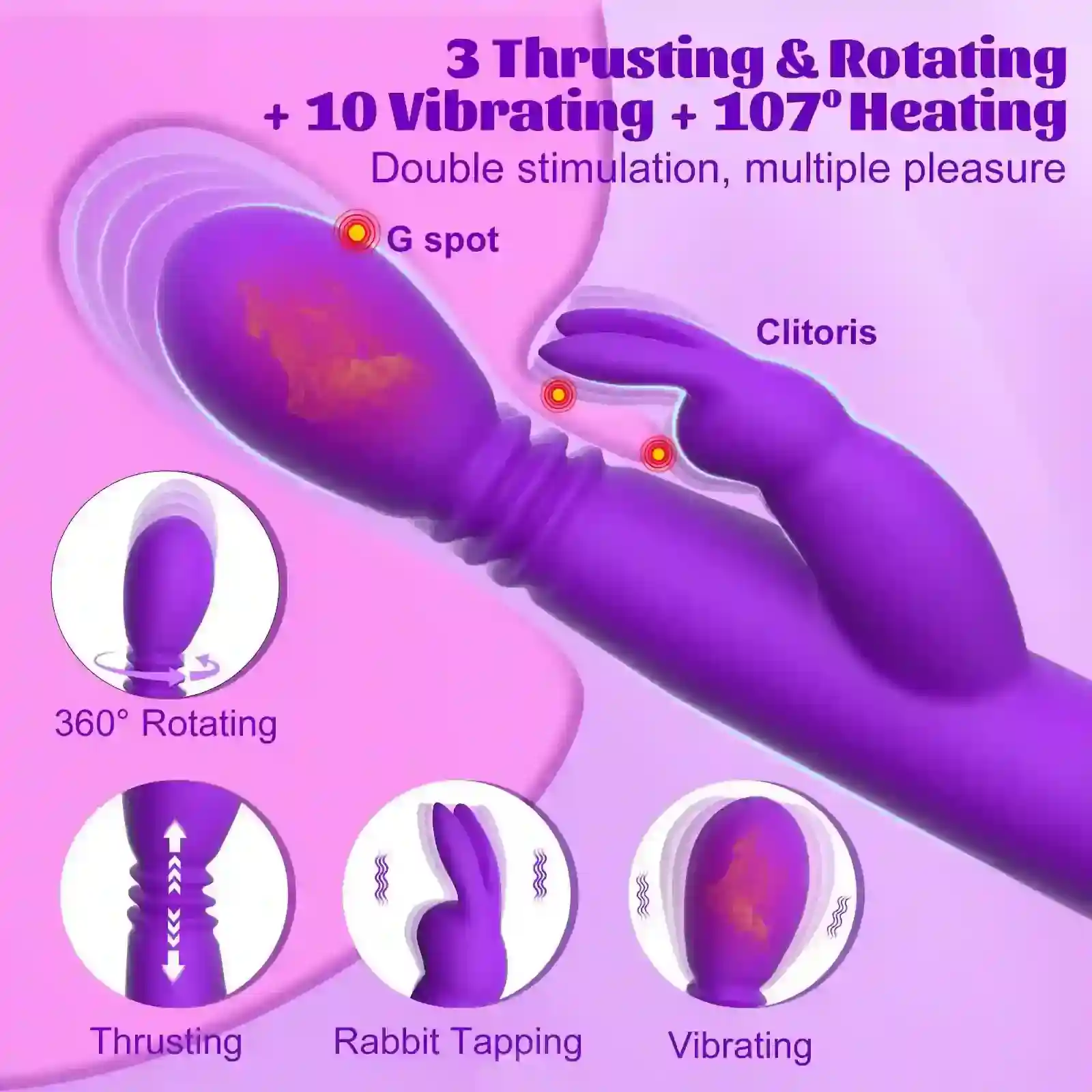 isensualflow de silikon vibrator mit warmefunktion