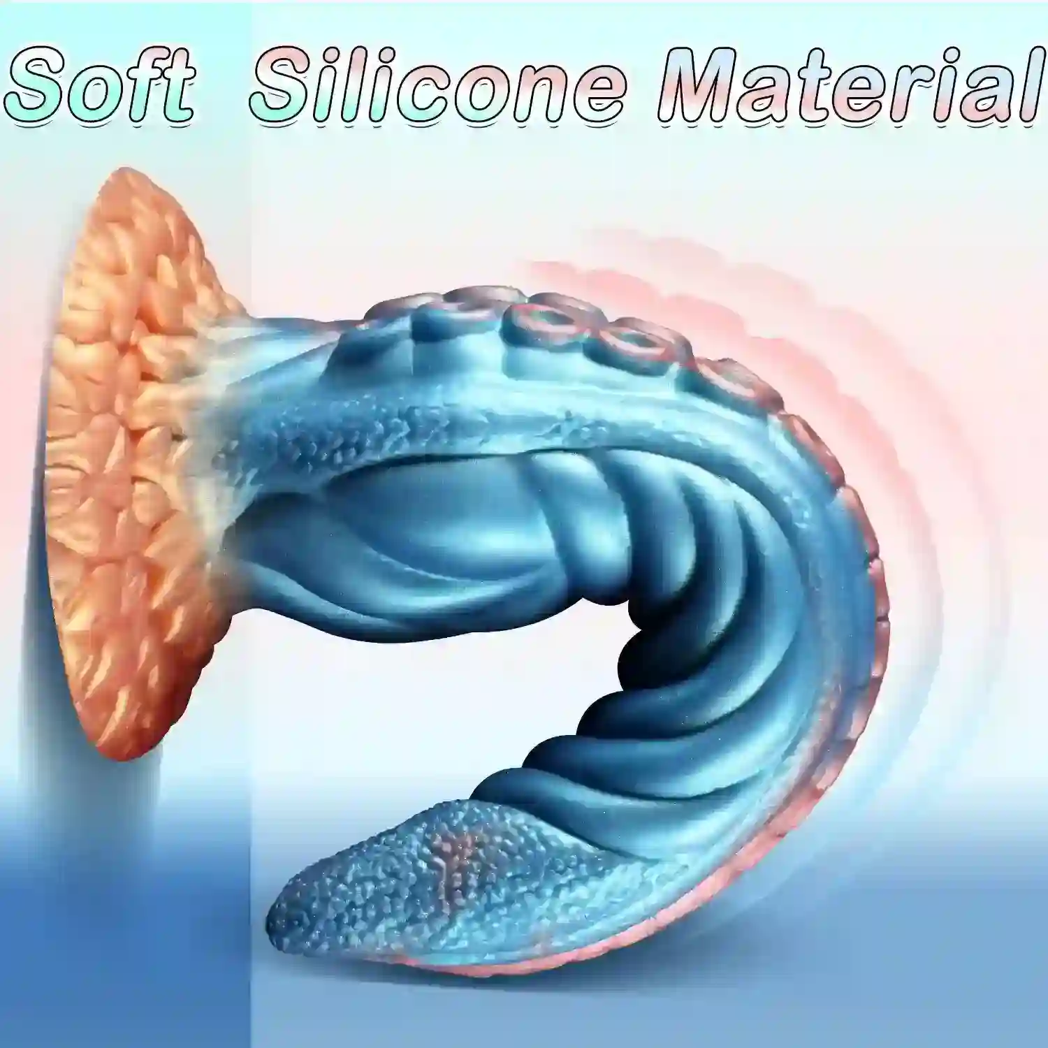 isensualflow de tentakel dildo mit starkem saugnapf