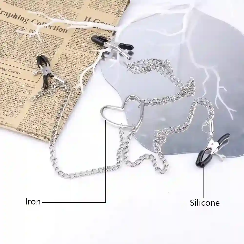 isensualflow de verstellbare nippel spanner herzförmig