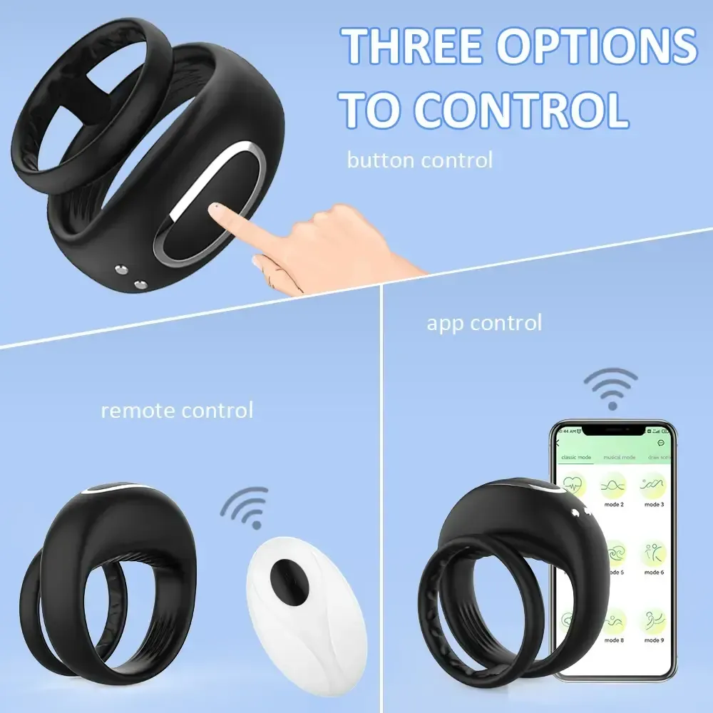 isensualflow de vibrations cockring medizinisch silikon verbunden