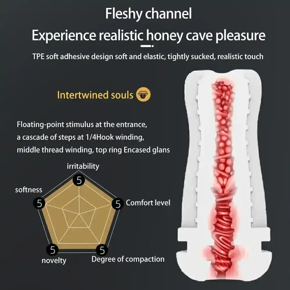 isensualflow de vibrations masturbator cup tpe abs