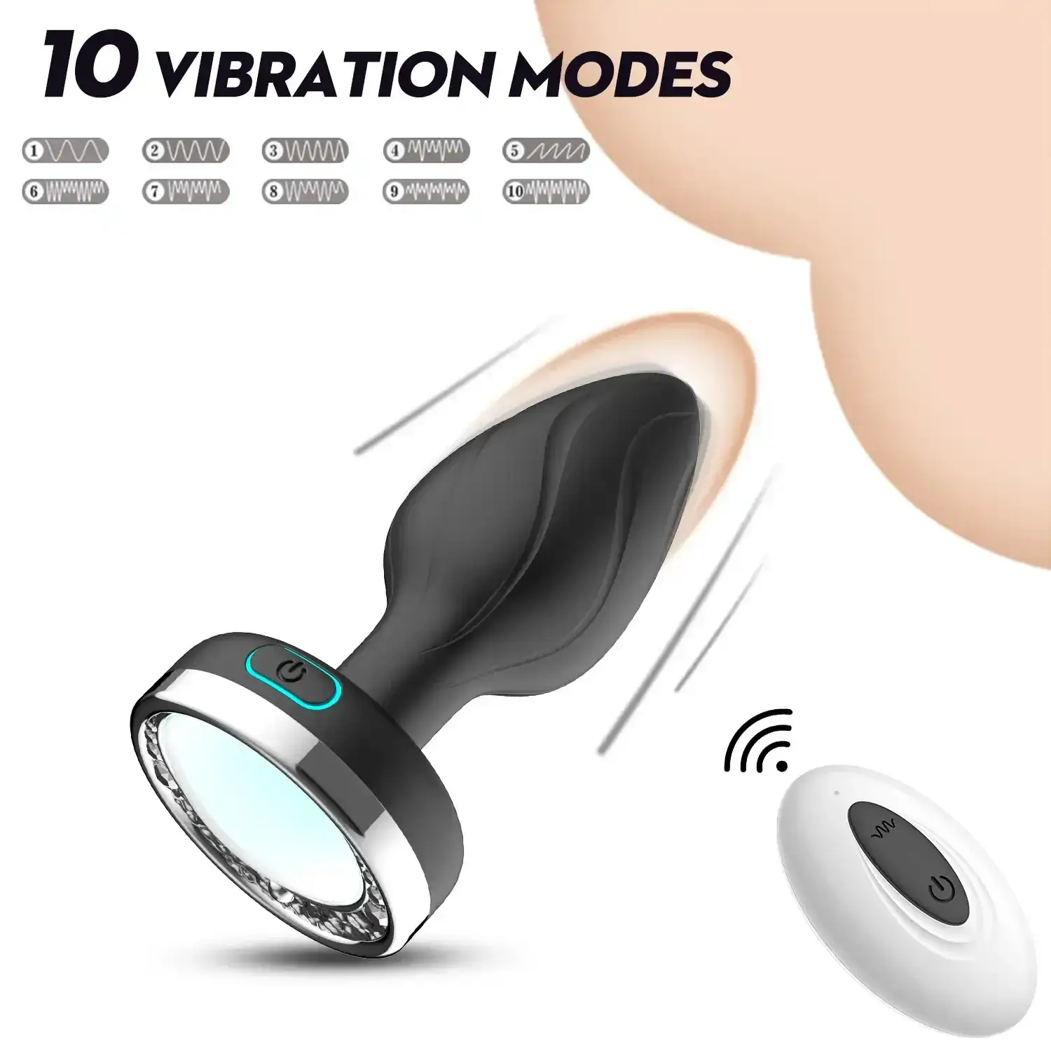 kabelloser prostata vibrator silikon