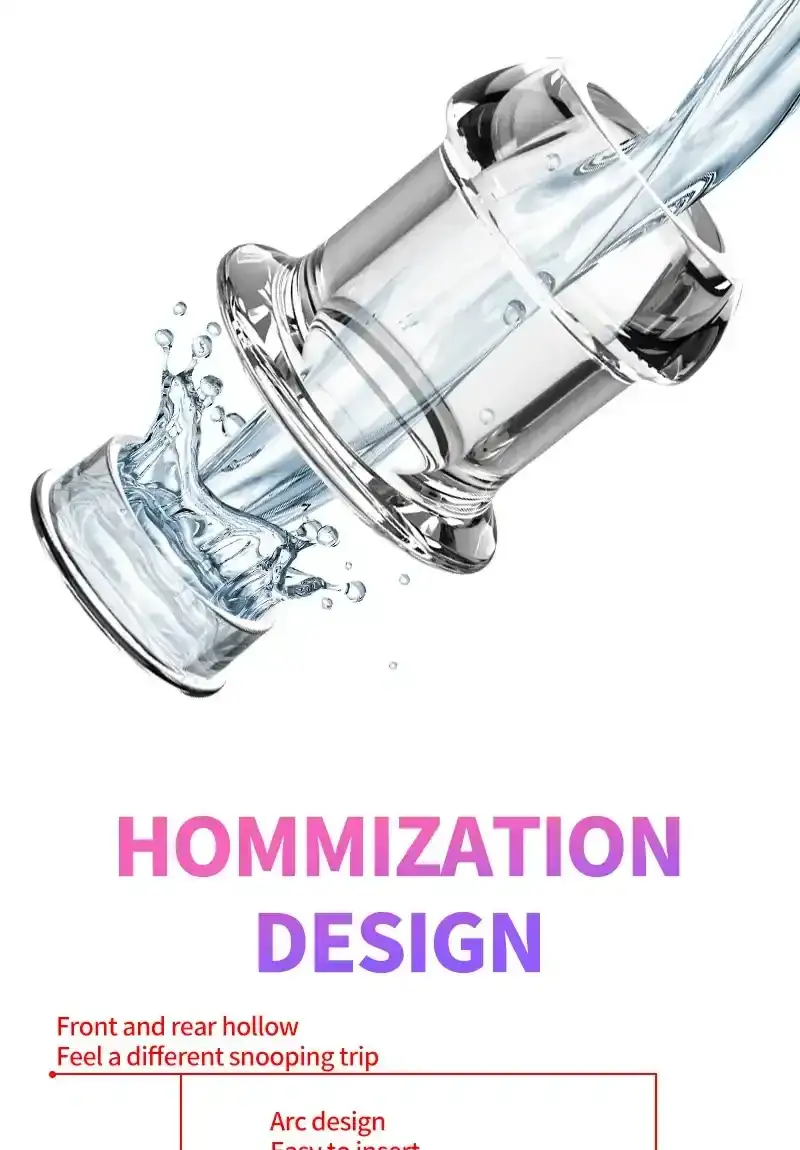 klarer anal plug silikon