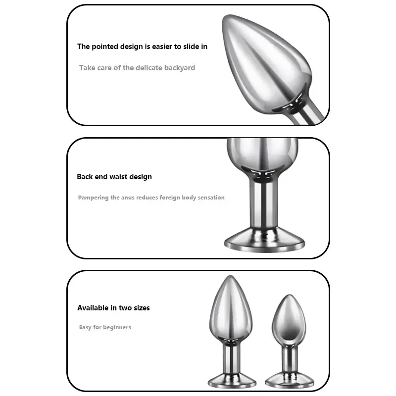 kleiner anal plug edelstahl