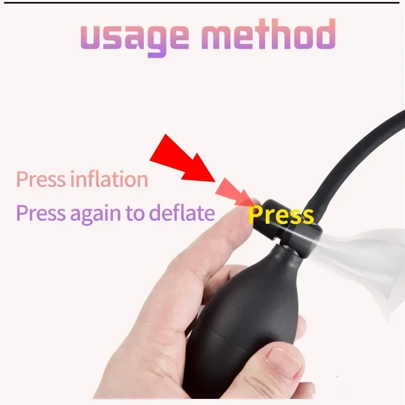 kleiner aufblasbarer anal plug