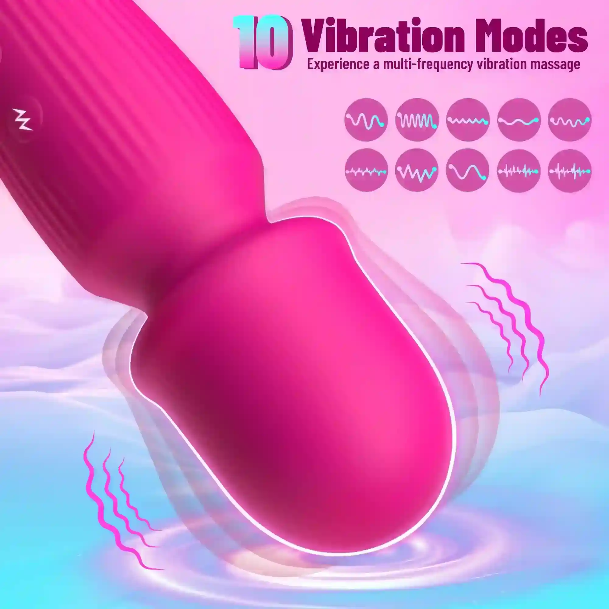 kleiner massagestab silikon usb