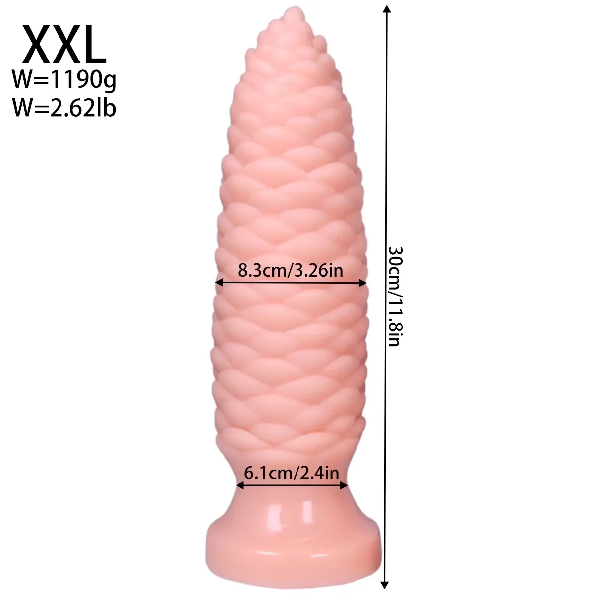 kleiner plug glatter gummi