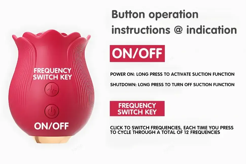 kleiner roter silikon vibrator