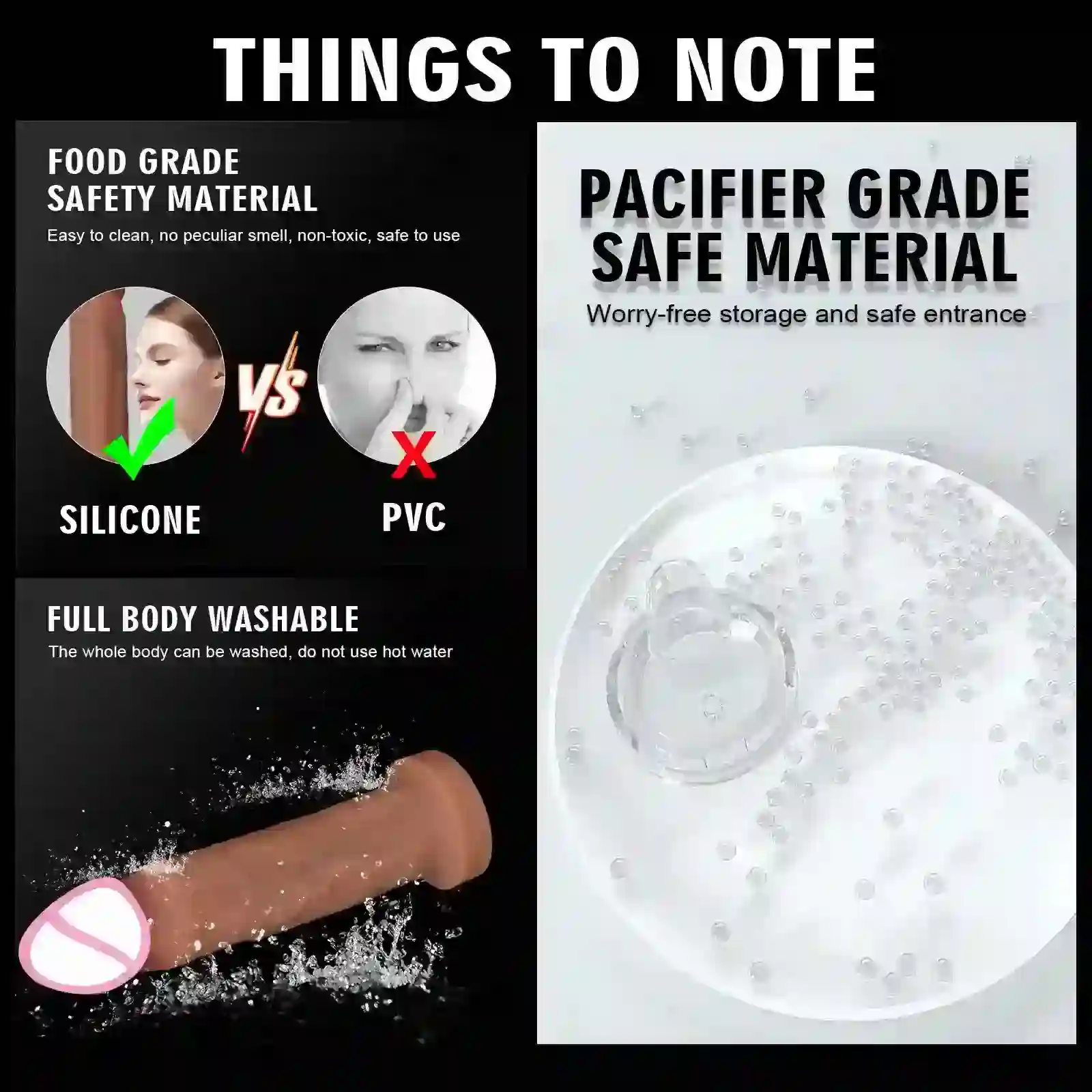 langer silikondildo realistische form