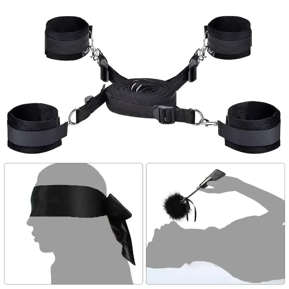 langlebige leder fesseln mit plusch