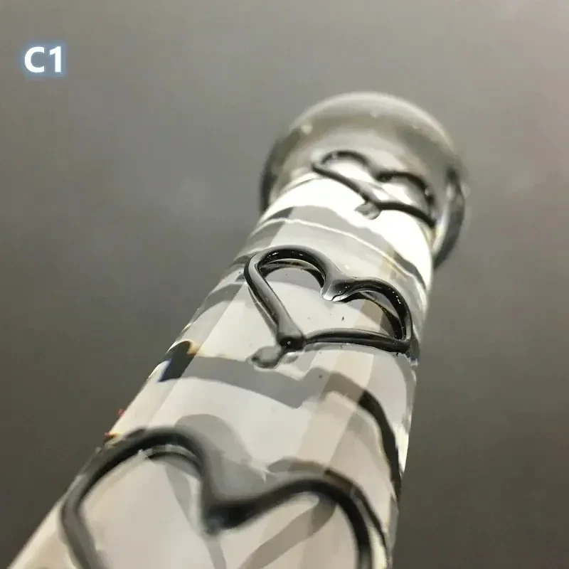 leder peitsche mit glas dildo