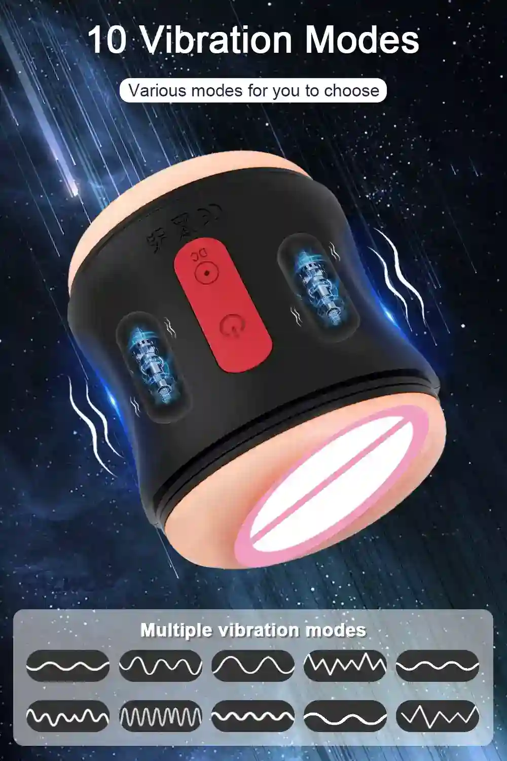 masturbationsbecher mit 10 modi