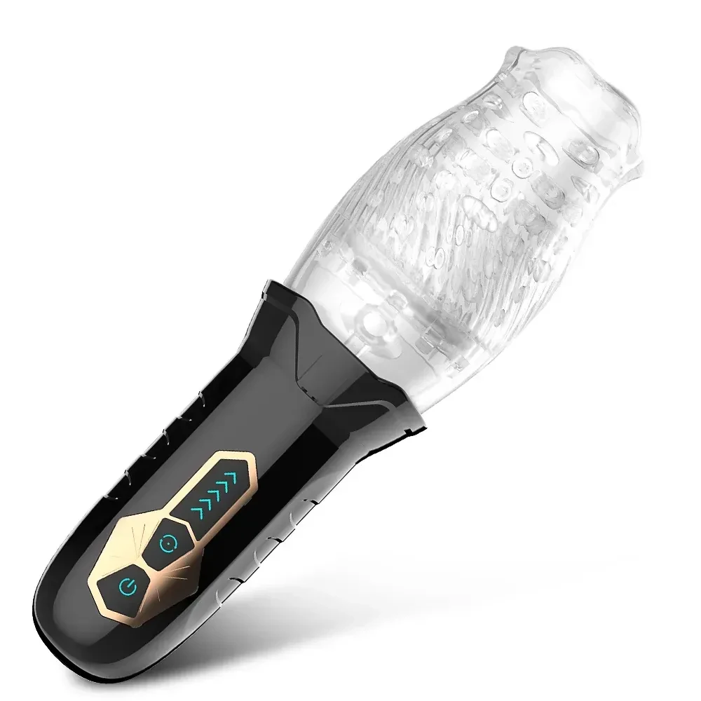 masturbationsbecher mit rotationsfunktion rot