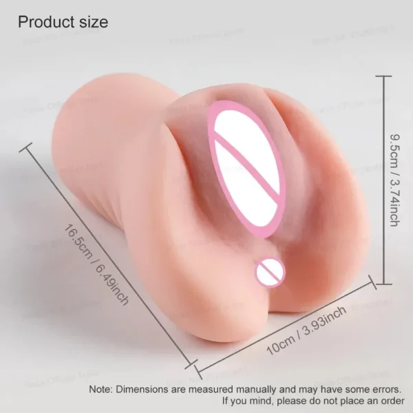 masturbator mit doppelter stimulation tpe