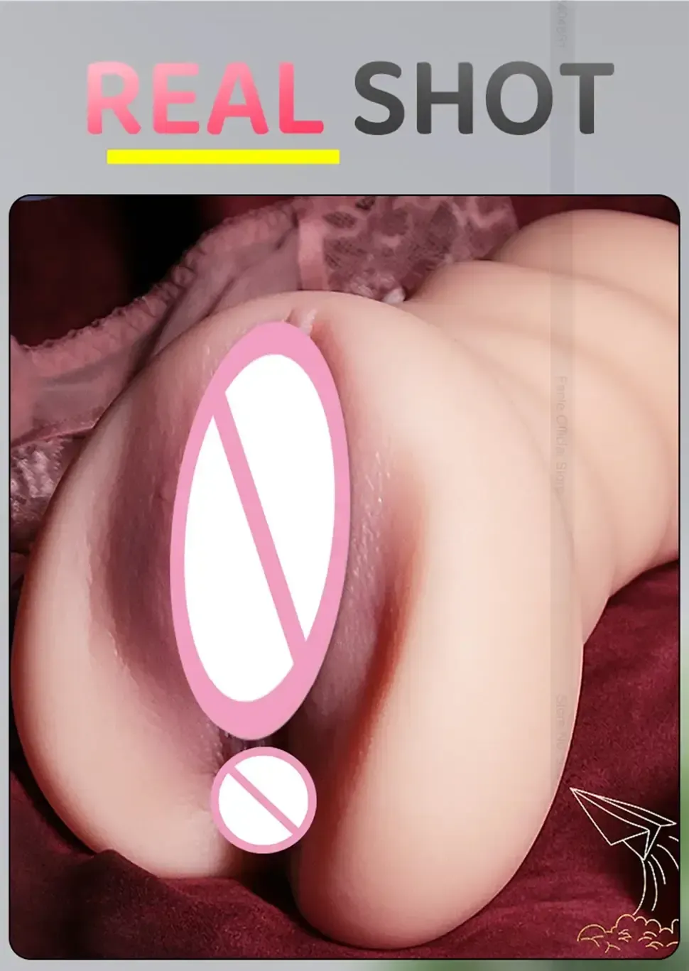 masturbator mit doppelter textur tpe