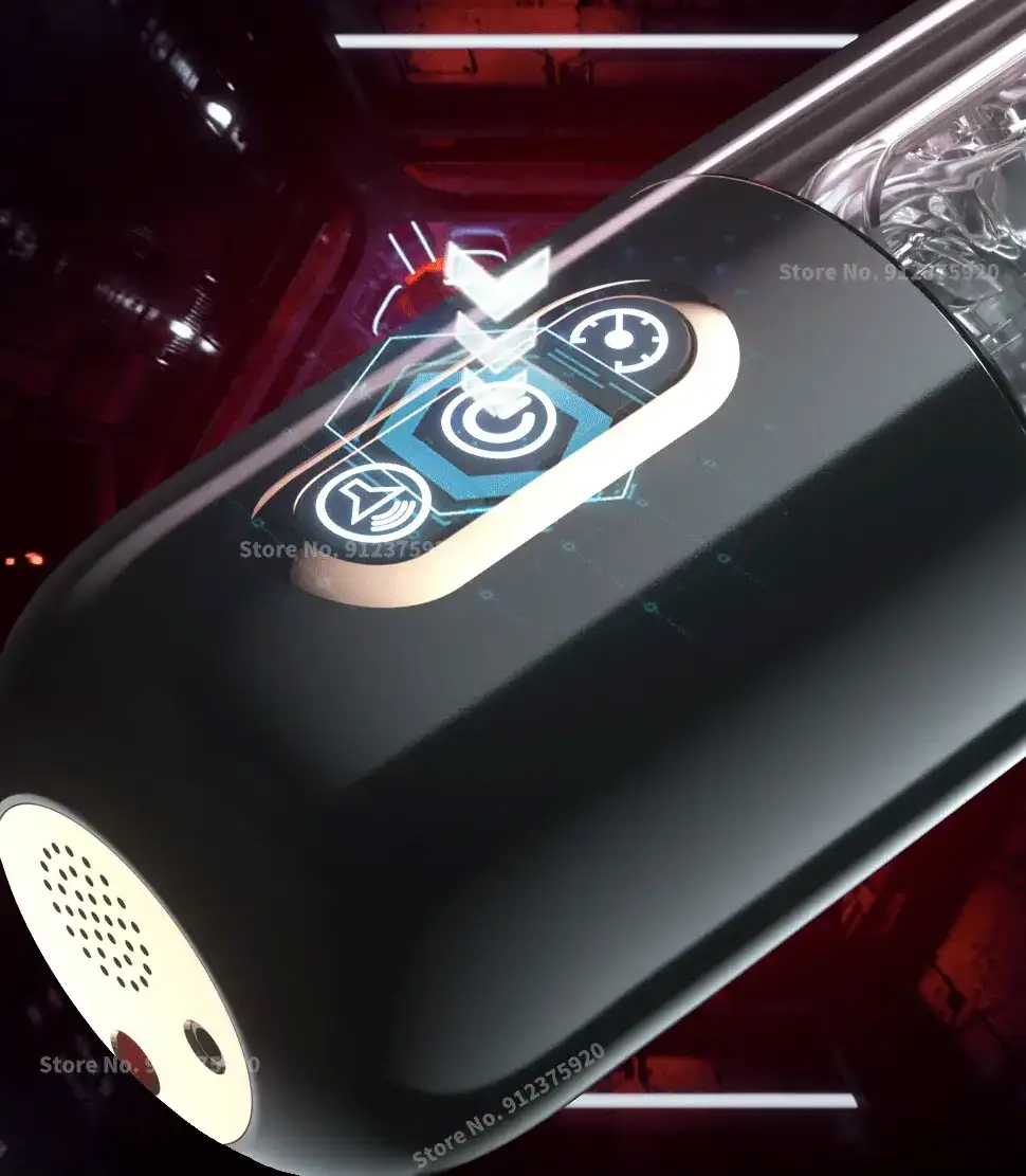 masturbator mit teleskopischer bewegung